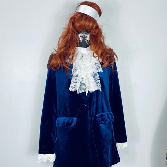 Homemade Austin Powers women blazer dress & wig cosplay costume size large - Picture 12 of 16